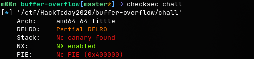 buffer-overflow-checksec